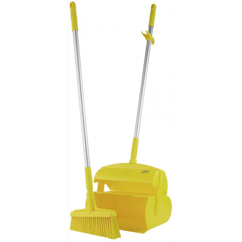 Kit pelle balai Vikan, 350 mm, Medium, Jaune - ref:56656