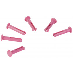 6 goupilles de rechange pour les supports 1011x & 1013x, Rose - ref:10011