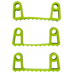 3 clips caoutchouc de rechange pour les supports 1011x et 1013x, Anis - ref:100277