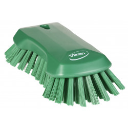 Brosse papillon à main XL Vikan, 230 mm, Très dur, Vert - ref:38942