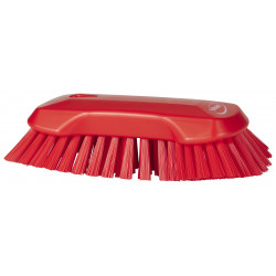 Brosse papillon à main XL Vikan, 230 mm, Très dur, Rouge - ref:38944