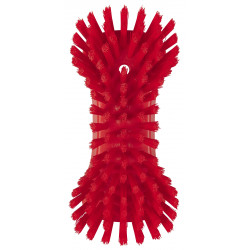 Brosse papillon à main XL Vikan, 230 mm, Très dur, Rouge - ref:38944