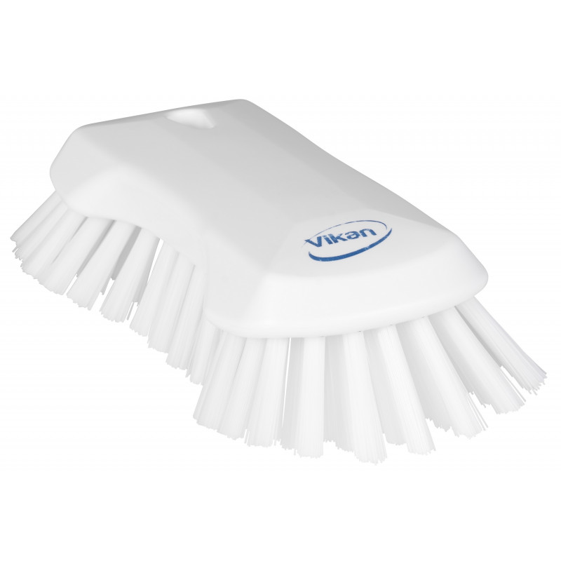 Brosse papillon à main XL Vikan, 230 mm, Très dur, Blanc - ref:38945