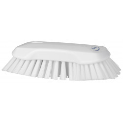 Brosse papillon à main XL Vikan, 230 mm, Très dur, Blanc - ref:38945