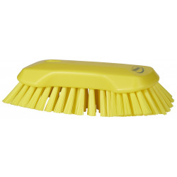 Brosse papillon à main XL Vikan, 230 mm, Très dur, Jaune - ref:38946