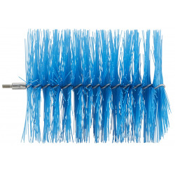 Tête d'écouvillon pour tige flexible Vikan, Ø140 mm, 210 mm, Medium, Bleu - ref:53963