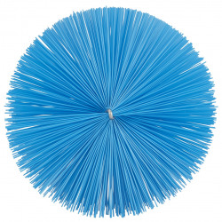 Tête d'écouvillon pour tige flexible Vikan, Ø140 mm, 210 mm, Medium, Bleu - ref:53963