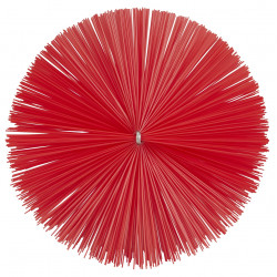 Tête d'écouvillon pour tige flexible Vikan, Ø140 mm, 210 mm, Medium, Rouge - ref:53964