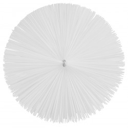 Tête d'écouvillon pour tige flexible Vikan, Ø140 mm, 210 mm, Medium, Blanc - ref:53965