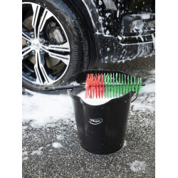 Brosse pour jantes alliage, large, Ø105 mm, 425 mm, Souple, Noir - ref:525652