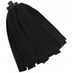 Balai à Franges Microfibre, 200g, Noir - ref:37009