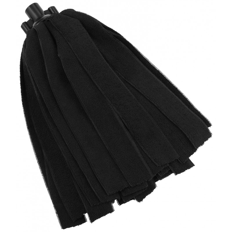 Balai à Franges Microfibre, 200g, Noir - ref:37009
