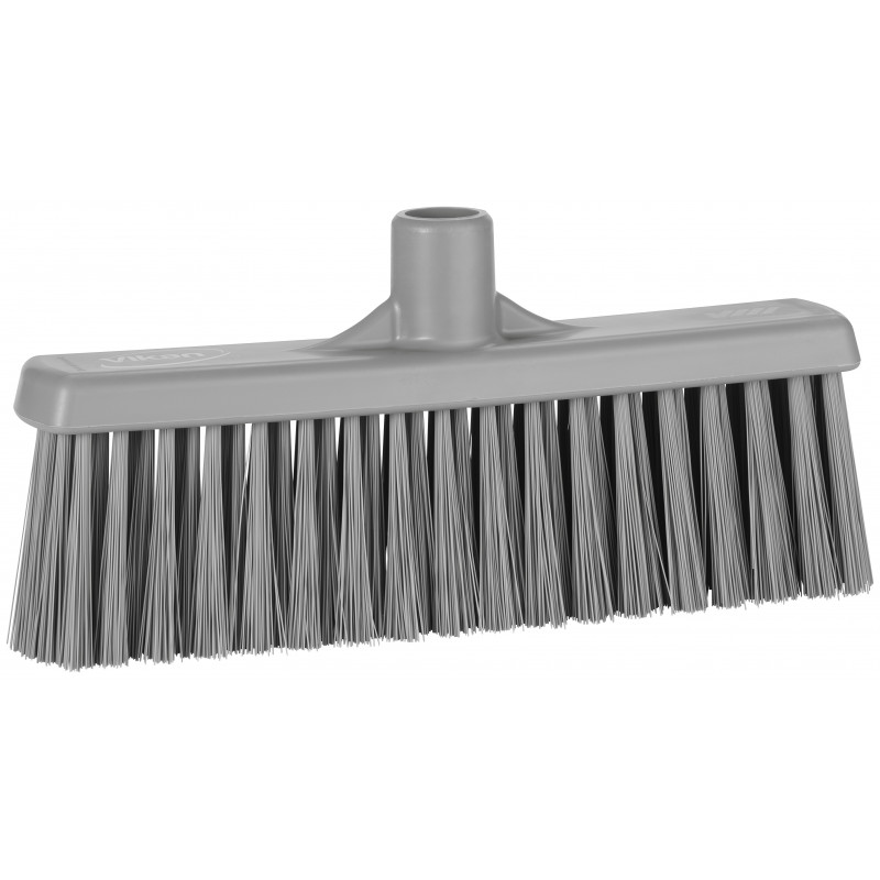 Balai droit, fibres medium Vikan, 310 mm, Medium, Grise - ref:316688