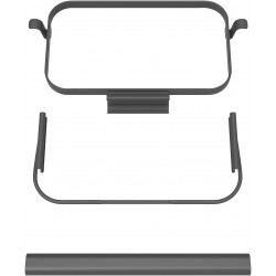 HyGo Kit de fixation pour sac poubelle, 470 mm, Grise - ref:579018