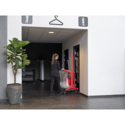 HyGo Kit de fixation pour sac poubelle, 470 mm, Grise - ref:579018