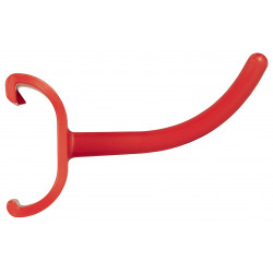 Crochet pour HyGo, Station de Nettoyage Mobile, 5700x (2 pcs), 90 mm, Rouge - ref:10084