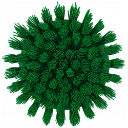 Brosse ronde Vikan HyDrive Ø90 mm très dure – Brosse pour perceuse agroalimentaire, Vert - ref:87002