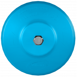 Brosse ronde Vikan HyDrive Ø90 mm très dure – Brosse pour perceuse agroalimentaire, Bleu - ref:87003