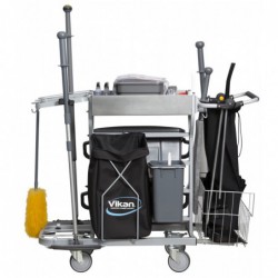 Restroom cleaning package 40 cm Vikan, Grise - ref:990124