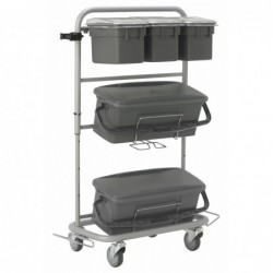 Slimliner Chariot de nettoyage Vikan, 40 cm, Grise - ref:580410