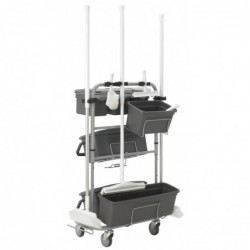 Slimliner Chariot de nettoyage Vikan, 40 cm, Grise - ref:580410