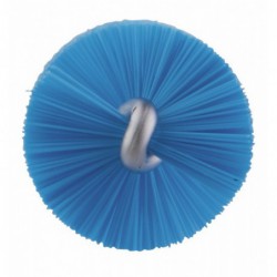 Tête d'écouvillon pour tige flexible Vikan, Ø20 mm, 200 mm, Medium, Bleu - ref:53653
