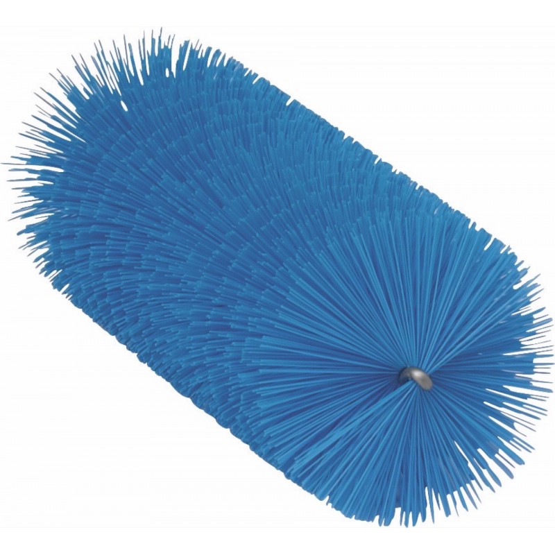 Tête d'écouvillon pour tige flexible Vikan, Ø60 mm, 200 mm, Medium, Bleu - ref:53563