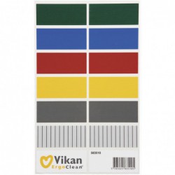 Autocollants de couleur pour boîtes à lingettes Vikan, - ref:583510