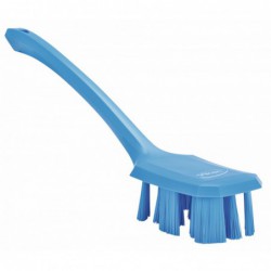 UST Brosse à main, manche long Vikan, 395 mm, Dur, Bleu - ref:41963