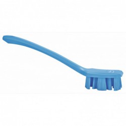 UST Brosse à main, manche long Vikan, 395 mm, Dur, Bleu - ref:41963