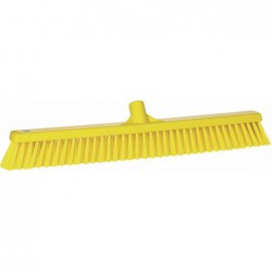 Balai Vikan, 610 mm, Souple/dur, Jaune - ref:31946