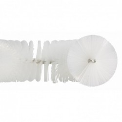 Brosse à main flexible avec pas de vis Vikan, Ø55 mm, 360 mm, Medium, Blanc - ref:53725