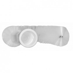 Brosse à main flexible avec pas de vis Vikan, Ø55 mm, 360 mm, Medium, Blanc - ref:53725