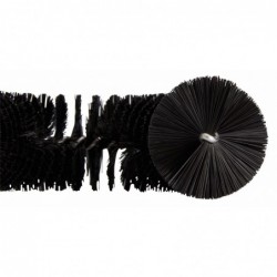 Brosse à main flexible avec pas de vis Vikan, Ø55 mm, 360 mm, Medium, Noir - ref:53729