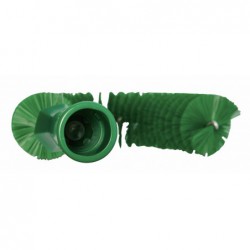 Brosse à main flexible avec pas de vis Vikan, Ø55 mm, 360 mm, Medium, Vert - ref:53722