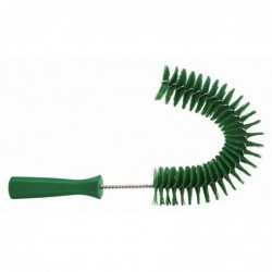 Brosse à main flexible avec pas de vis Vikan, Ø55 mm, 360 mm, Medium, Vert - ref:53722