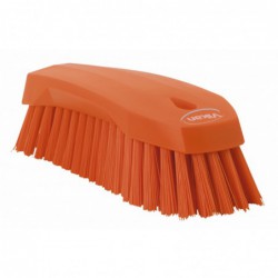 Brosse à main L Vikan, 200 mm, Dur, Orange - ref:38907