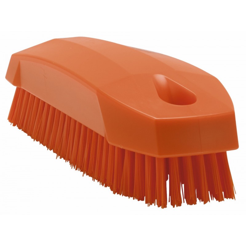 Brosse à main S / Brosse à ongles  Vikan, 130 mm, Dur, Orange - ref:64407