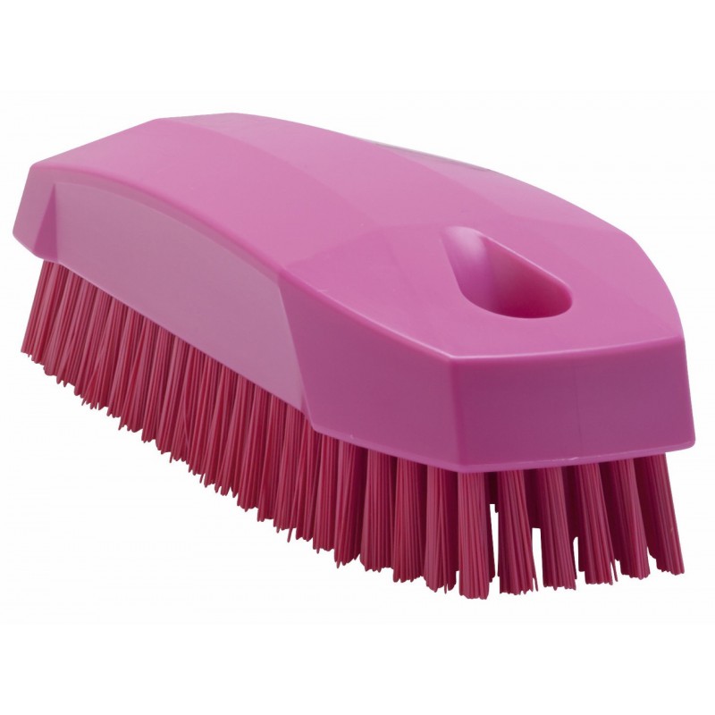 Brosse à main S / Brosse à ongles  Vikan, 130 mm, Dur, Rose - ref:64401