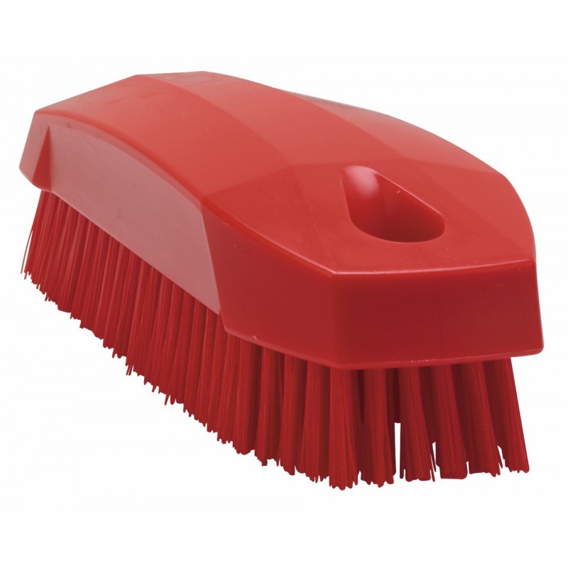 Brosse à main S / Brosse à ongles  Vikan, 130 mm, Dur, Rouge - ref:64404