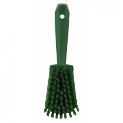 Brosse à main, manche court Vikan, 270 mm, Dur, Vert - ref:41922