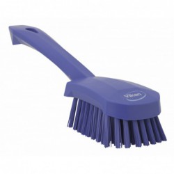 Brosse à main, manche court Vikan, 270 mm, Dur, Violet - ref:41928