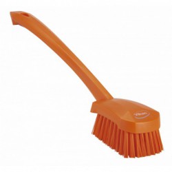 Brosse à main, manche long Vikan, 415 mm, Dur - ref:41867