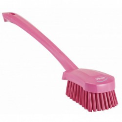 Brosse à main, manche long Vikan, 415 mm, Dur - ref:41863