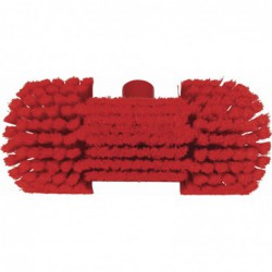 Brosse à passage d'eau, Angle Réglable Vikan, 240 mm, Souple/fleuré, Rouge - ref:70674