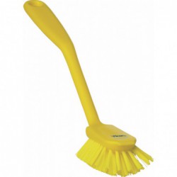 Brosse à vaisselle Vikan, 280 mm, Medium, Jaune - ref:42376