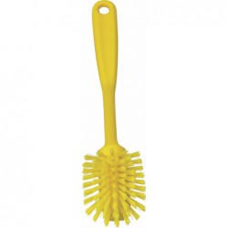 Brosse à vaisselle Vikan, 280 mm, Medium, Jaune - ref:42376