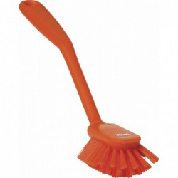 Brosse à vaisselle Vikan, 280 mm, Medium, Orange - ref:42377