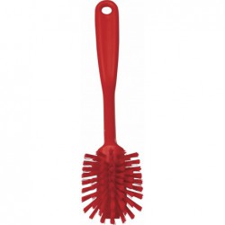 Brosse à vaisselle Vikan, 280 mm, Medium, Rouge - ref:42374