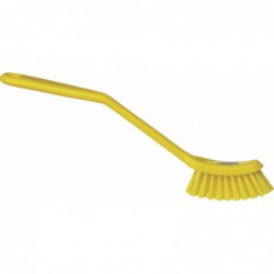 Brosse à vaisselle Vikan, 290 mm, Medium, Jaune - ref:42876